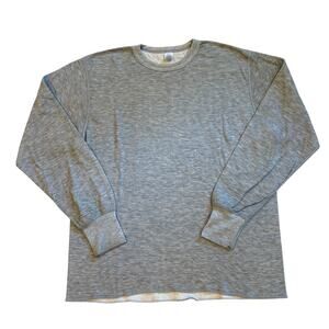 J.E. Morgan 2 Layer Thermal Shirt Mens Sz Large Gray Performance Outdoor *READ*